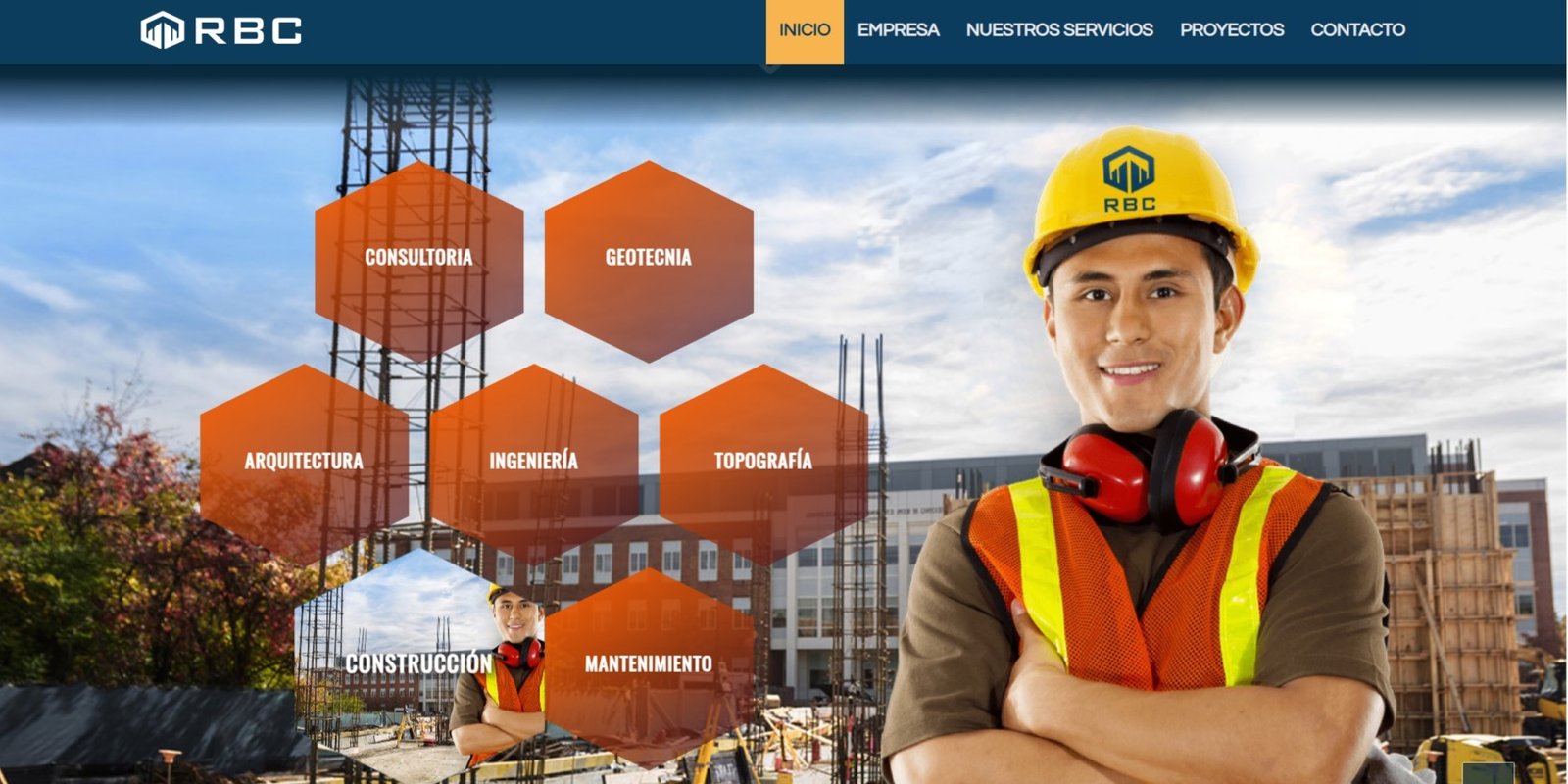 Web de empresa constructora